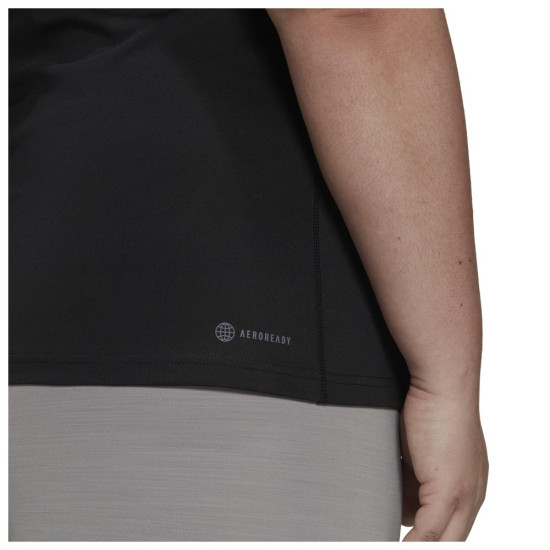Adidas Γυναικεία κοντομάνικη μπλούζα Techfit Training Tee (Plus Size) Adidas Γυναικεία κοντομάνικη μπλούζα Techfit Training Tee (Plus Size)